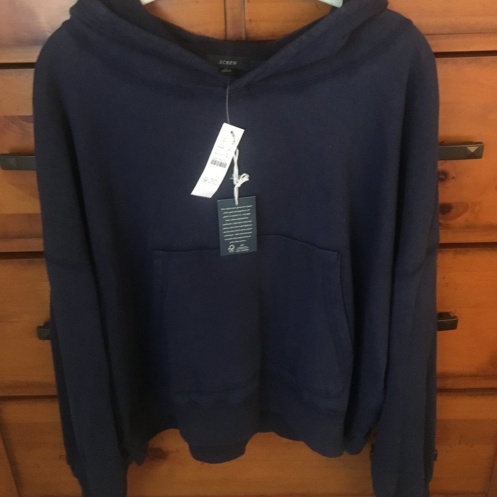 J Crew Magic Rinse™ Relaxed Hoodie - Size M